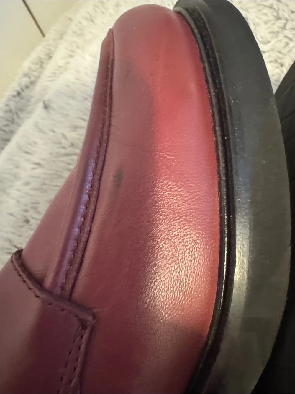 Seychelles Women’s Wine Leather Penny Loafers